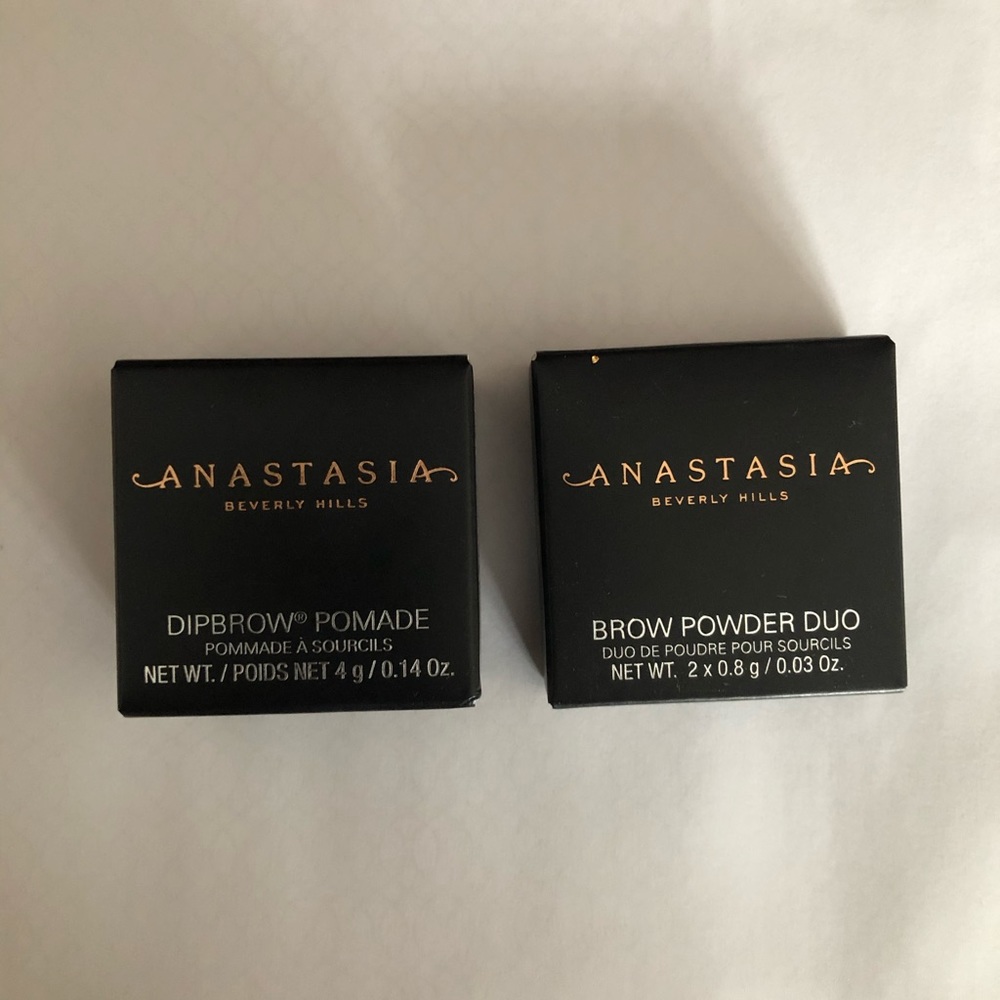 Anastasia dip brown pomade and brow powder duo